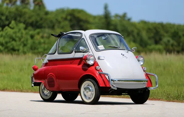 BMW, Classic, 1957, Classic car, BMW Isetta 300 Bubble Window, Isetta