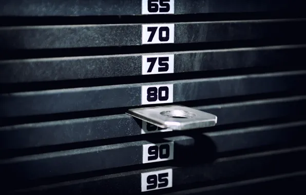 Картинка numbers, gym, weight, exercise machine
