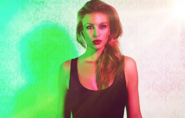 Взгляд, лицо, фон, модель