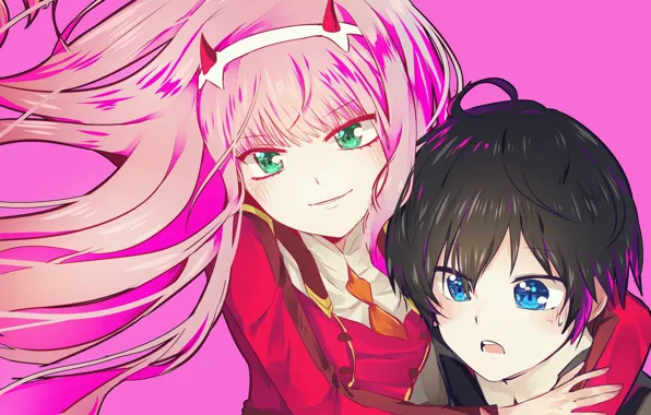 Двое, 002, Darling In The Frankxx, Милый во Франксе, Хиро