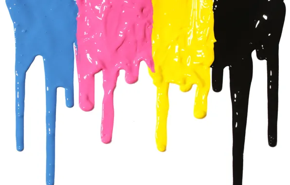 Краска, colors, подтеки, paint, dripping, acrylic