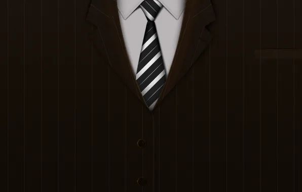 Костюм, галстук, пуговицы, рубашка, пиджак, Suit