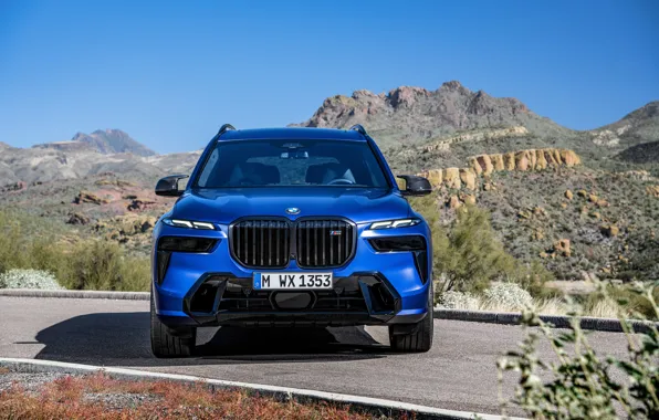 BMW, Light, Blue, Front, Mountain, Road, xDrive, Face