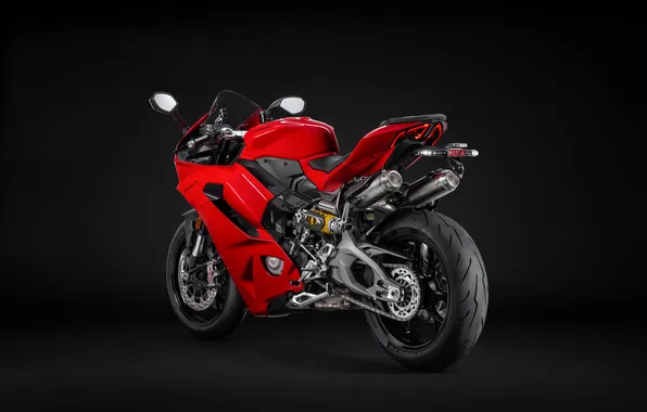 Ducati, тёмный фон, dark background, Panigale, 2025, Ducati Panigale V2
