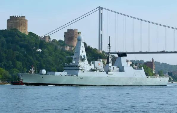 Босфор, Королевский Флот, HMS Defender