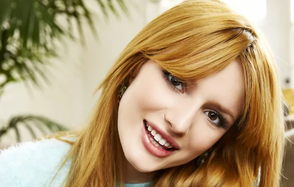 Лицо, улыбка, актриса, певица, рыжеволосая, Bella Thorne, Белла Торн
