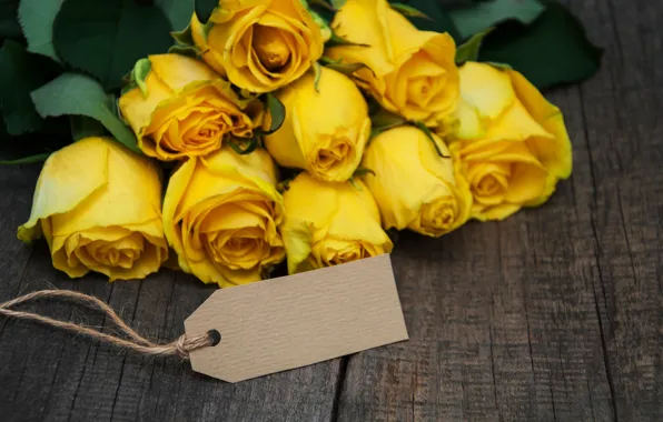 Картинка розы, букет, желтые, yellow, flowers, roses