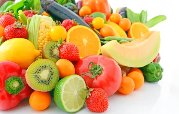 Картинка vegetables, ягоды, berries, фрукты, овощи, fresh, fruits