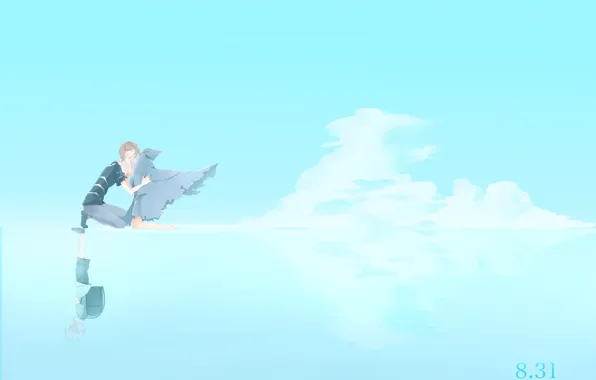 Небо, облака, двое, Toaru Majutsu no Index