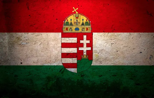 Картинка флаг, герб, Венгрия