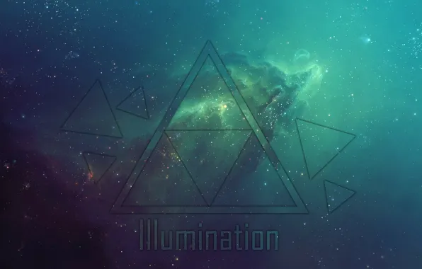 Illumination, 1920x1080, скачать обои для рабочего стола, прекрасный космос, космос абстракция, скачать обои бесплатно