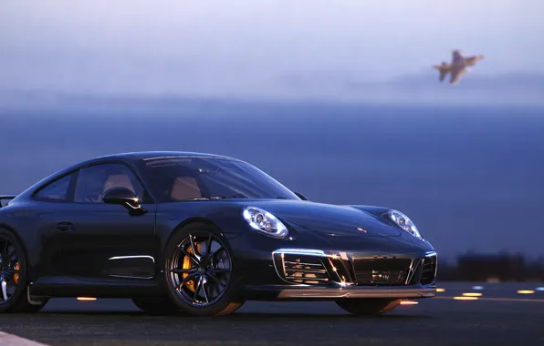 Рендеринг, 911, Porsche, 2018, CGI, Carrera T, Gustavo Coutinho Alves