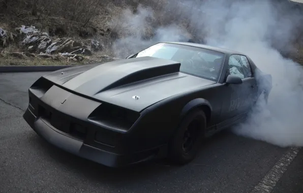 Chevrolet, чёрная, Camaro, tuning