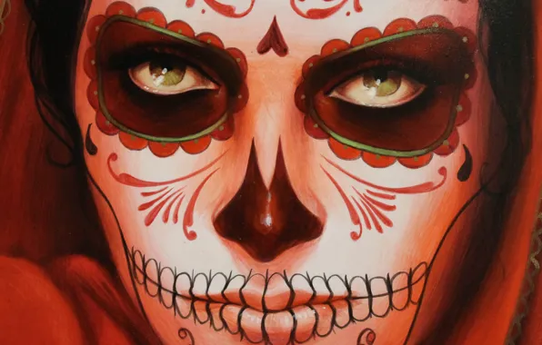 Мрак, Яркая, Смерть, Sylvia Ji, Сильвия Джи, Día de los Muertos
