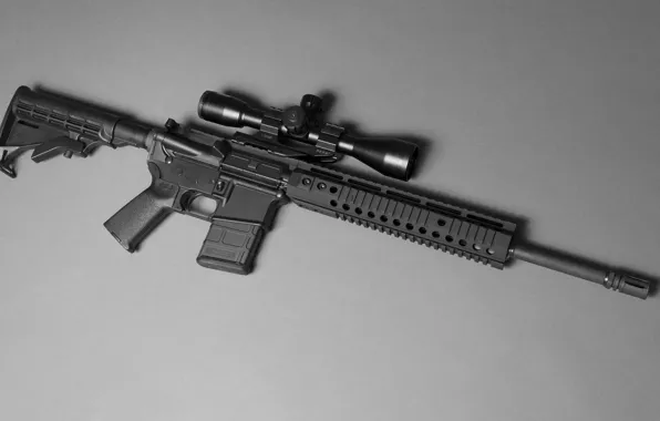 Картинка оружие, фон, AR-15, штурмовая винтовка