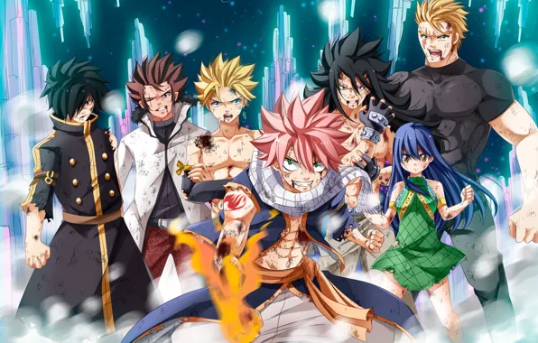 Девушки, парни, Fairy Tail, Хвост феи