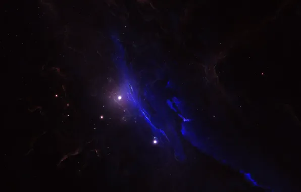 Звезды, Космос, Туманность, Fantasy, Арт, Stars, Space, Art