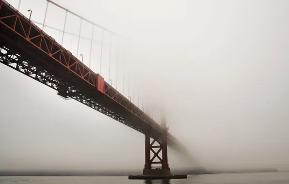 Картинка san francisco, fog, golden gate bridge