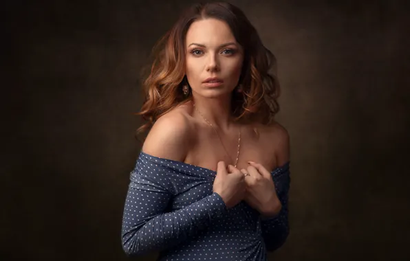 Девушка, модель, портрет, рыжая, sexy, прелесть, Olga, studio