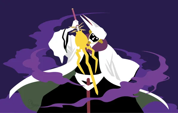 Шляпа, Bleach, Блич, учёный, занпакто, минималлизм
