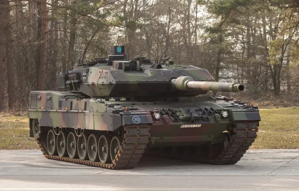 Картинка танк, боевой, Leopard, Bundeswehr, 2A7