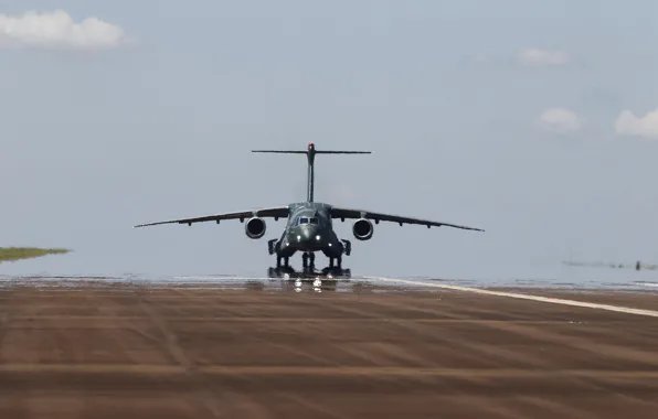 Brazil, FAB, runway, Embraer, KC-390, developed and manufactured by Embraer Defesa e Seg, Embraer KC-390, …