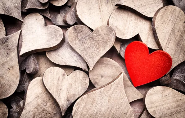 Картинка любовь, сердце, сердца, love, heart, hearts, wooden, деревянные