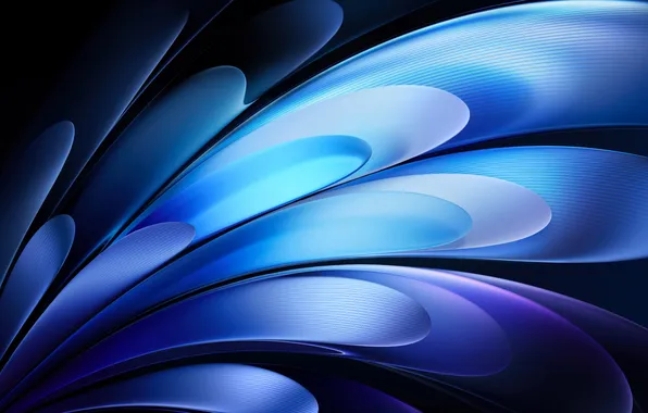 Abstract, Gradient, Dark blue, Vivo Pad
