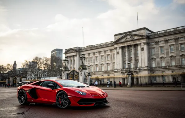 Red, Aventador, SVJ