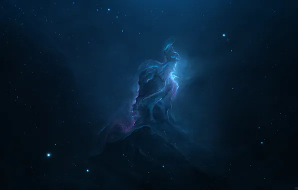 Звезды, Космос, Туманность, Fantasy, Арт, Stars, Space, Art