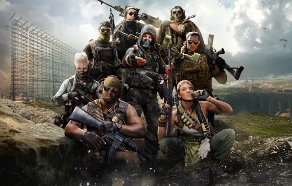 Тень, Оружие, Call of Duty, Activision, Нага, Гоуст, Warzone, Оперативники