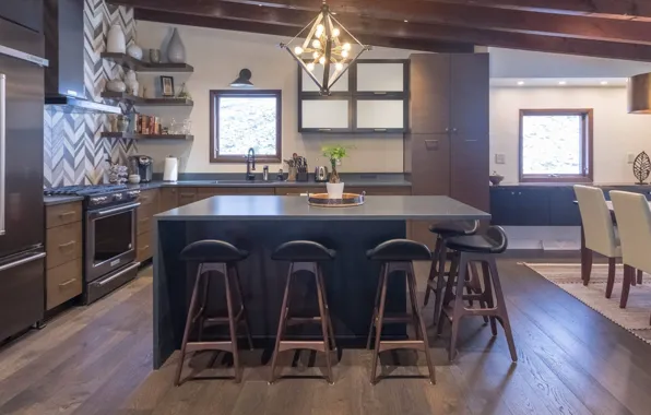 Дизайн, интерьер, кухня, столовая, mid-century modern, kitchen Caroline McCrea, by DB design and Uptown design, …