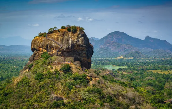 Шри-Ланка, Sigiriya, Pidurangala, Matale District