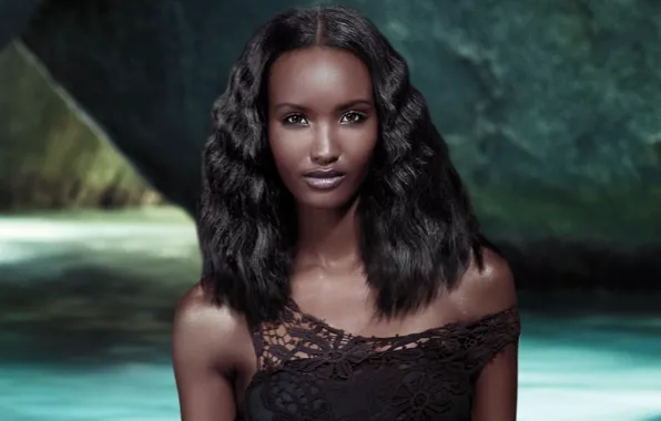 Девушка, модель, мулатка, African beauty