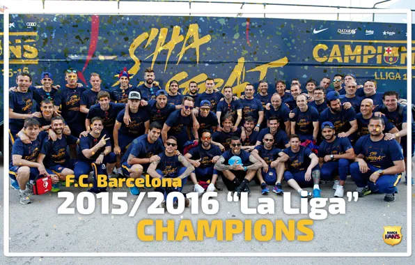 Wallpaper, sport, football, FC Barcelona, La Liga Champions