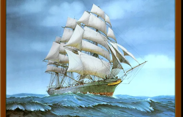 Художник, маринист, Cornelis de Vies