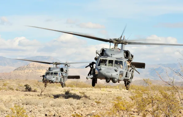 Вертолеты, солдаты, UH-60, Blackhawk