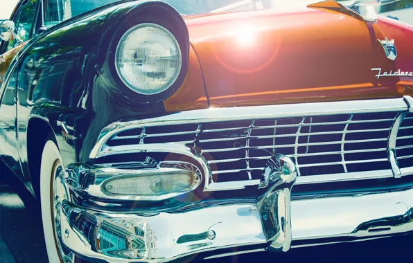 Авто, фара, перед, винтаж, vintage car, Ретро-авто, Classic Cars