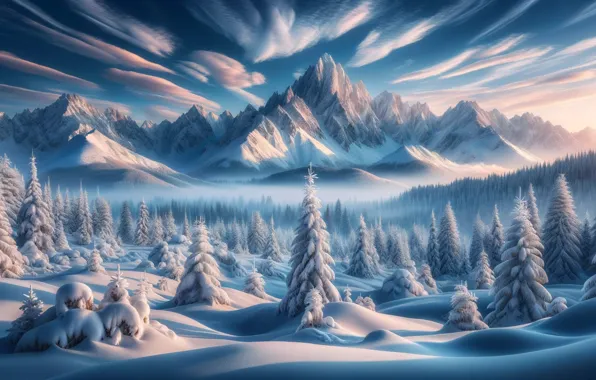 Wallpaper engine forest snow