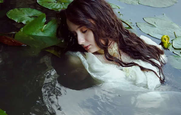 Офелия, Marie Dashkova, фотосессия в воде