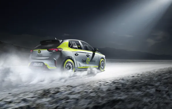 Опель, Opel, Corsa, 2020, electric rally car, Корса, раллийный электромобиль, Opel Corsa-e Rally