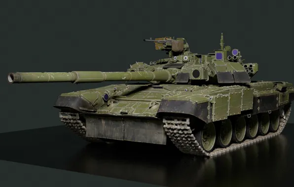 СССР, Основной боевой танк, Вариант Т-90А, Т-90А с резиной Т-80У