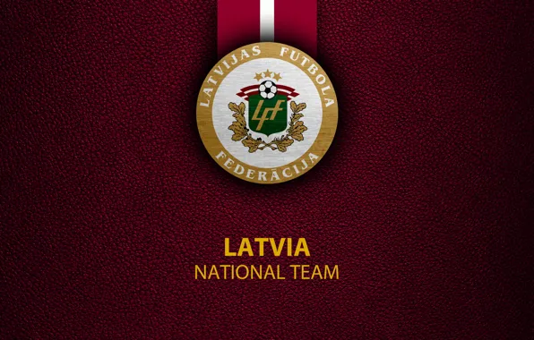 Wallpaper, sport, logo, football, Latvia, National team