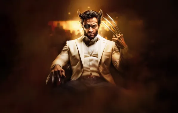 Картинка wolverine, look, dapper