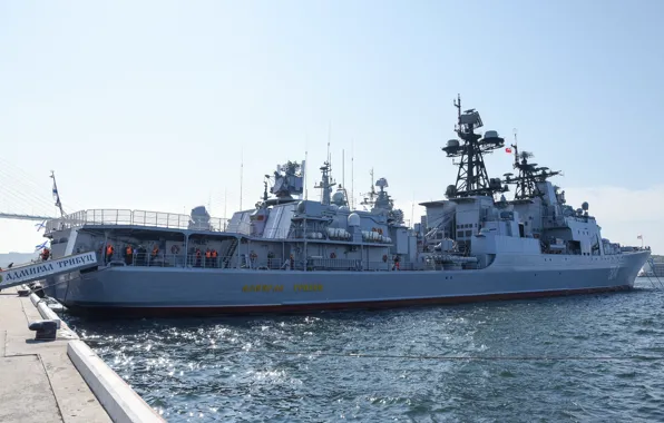 Корабль, большой, вмф, противолодочный, проект 1155, адмирал трибуц