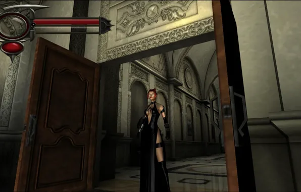 Вампир, рыжая, особняк, vampire, manor, bloodrayne