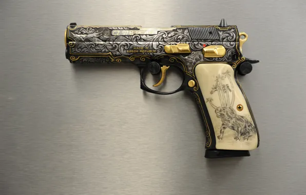 Картинка пистолет, оружие, Чешская республика, CZ 97B