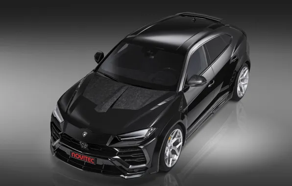 Картинка Lamborghini, вид спереди, кроссовер, Urus, Novitec, 2019