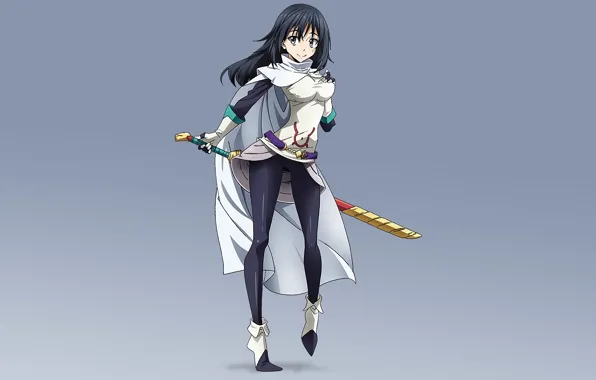 Девушка, фон, меч, О моём перерождении в слизь, That Time I Got Reincarnated as a …