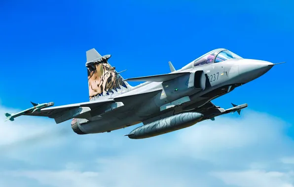 Четвёртого поколения, Saab JAS 39 Gripen, шведский многоцелевой истребитель